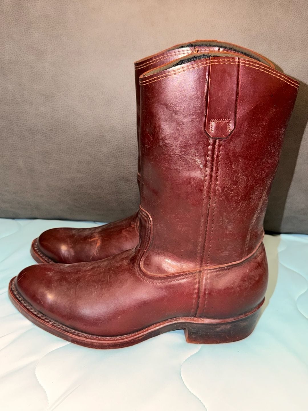 Vintage LaCrosse Size 9 Waterproof Rubber Cowboy Boots Made in USA 6