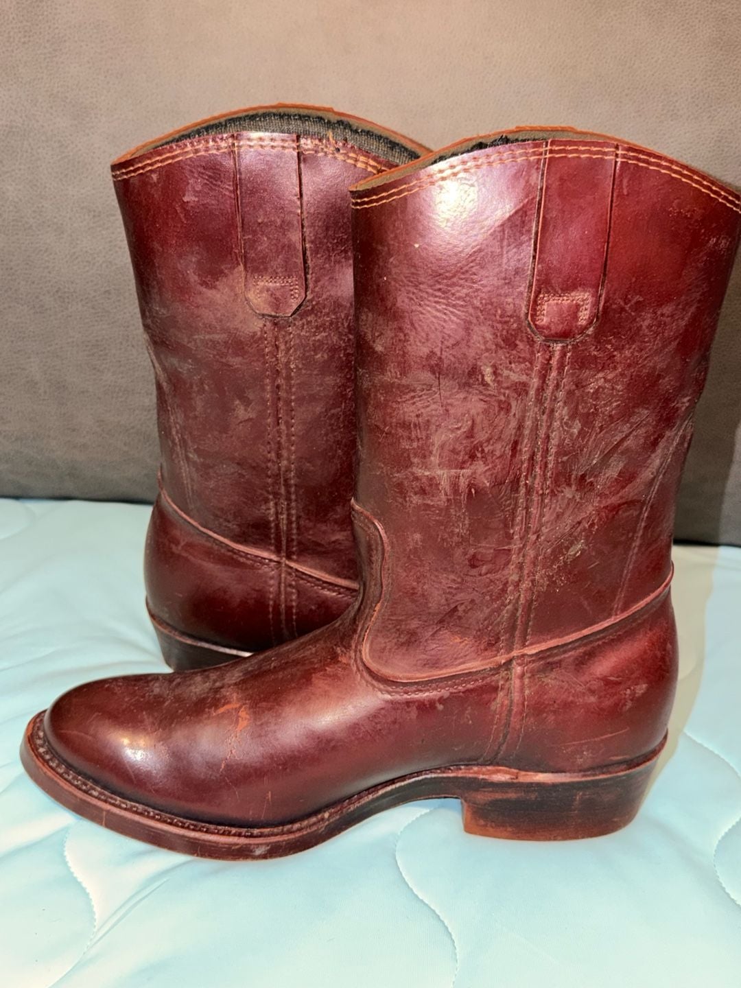 Vintage LaCrosse Size 9 Waterproof Rubber Cowboy Boots Made in USA 8