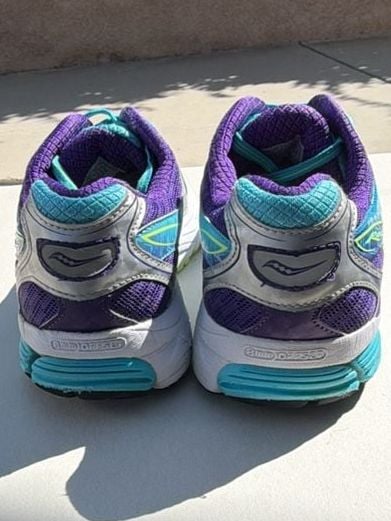 Saucony Ride 8 Running Shoes Silver Purple Blue S10273-1 5