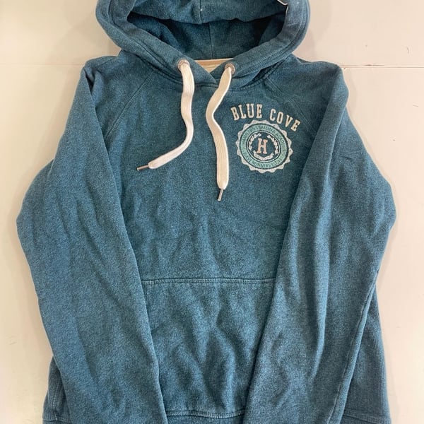 Label of Graded Goods Blue Cove Hamilton Sailing Academy Hoodie Size S Blue
