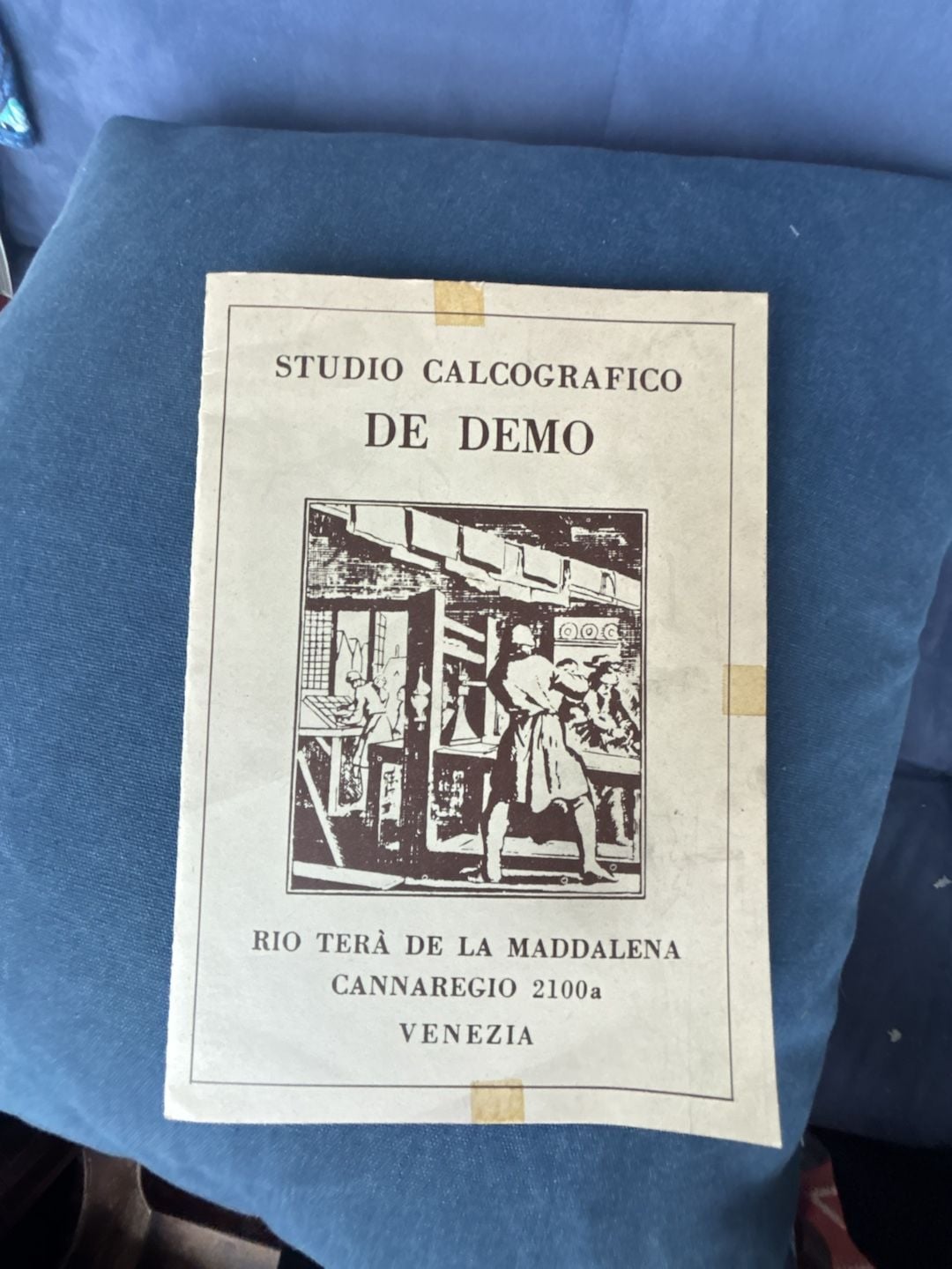 Studio Calcografico De Demo Venice Print Portfolio Book 1