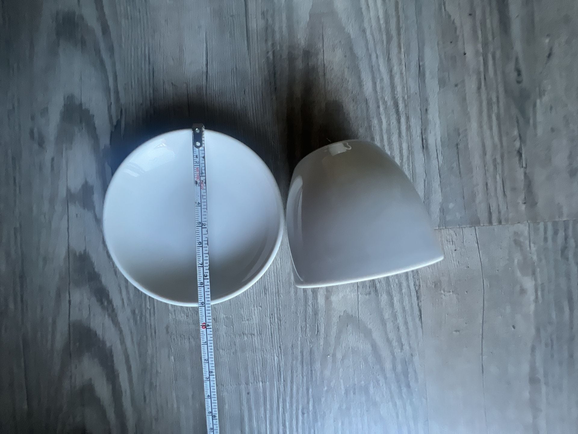 Williams-Sonoma Open Kitchen White Espresso Cup and Saucer Set of 2 4