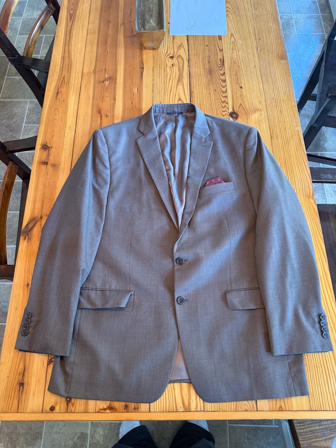Polo Ralph Lauren Sport Coat Blazer Brown Wool Blend Made In Canada 2