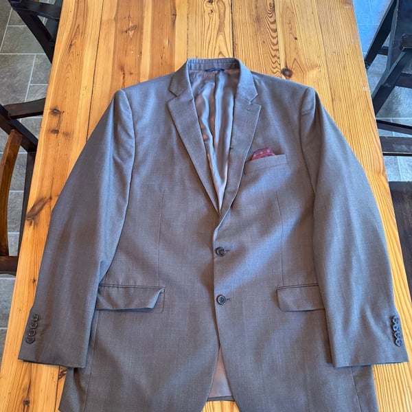 Polo Ralph Lauren Sport Coat Blazer Brown Wool Blend Made In Canada