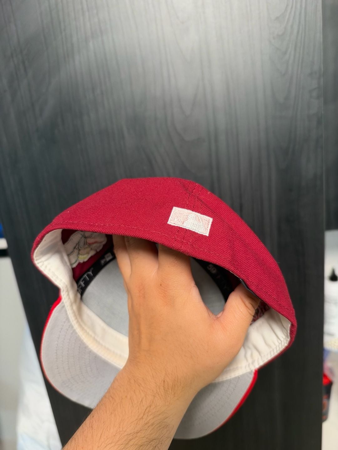 Jae tips New Era Los Angeles Dodgers 59FIFTY Fitted Hat 7 1/2 Red LA Forever 7