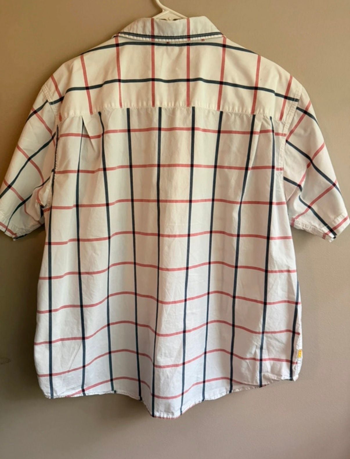 Nautica Jeans Co. Plaid Button Down Shirt Size XL White Plaid 3