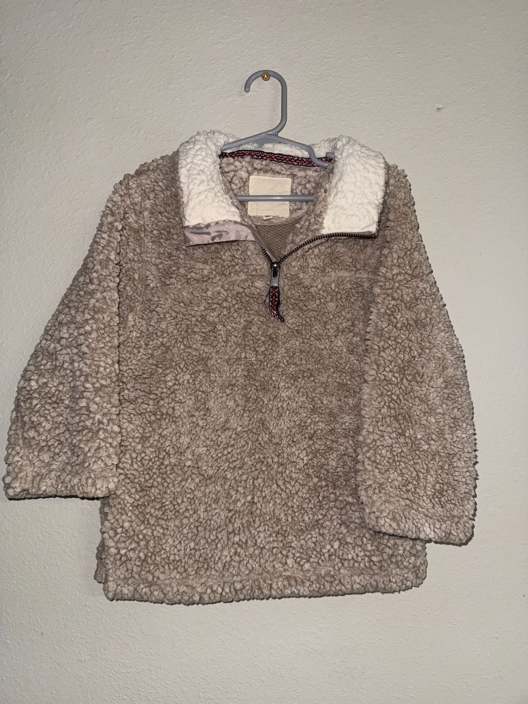 Size 4/5 Copper Key Sherpa Half Zip Pullover 2