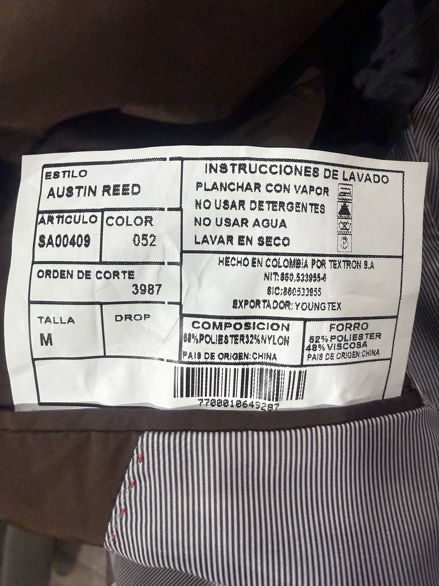 Austin Reed Brown Field Jacket Medium Stand Collar Quiet Luxury 7