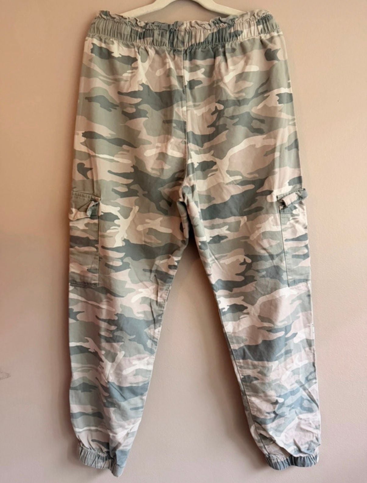 Abercrombie Kids Cargo Jogger Pants Size 13/14 Camo 3
