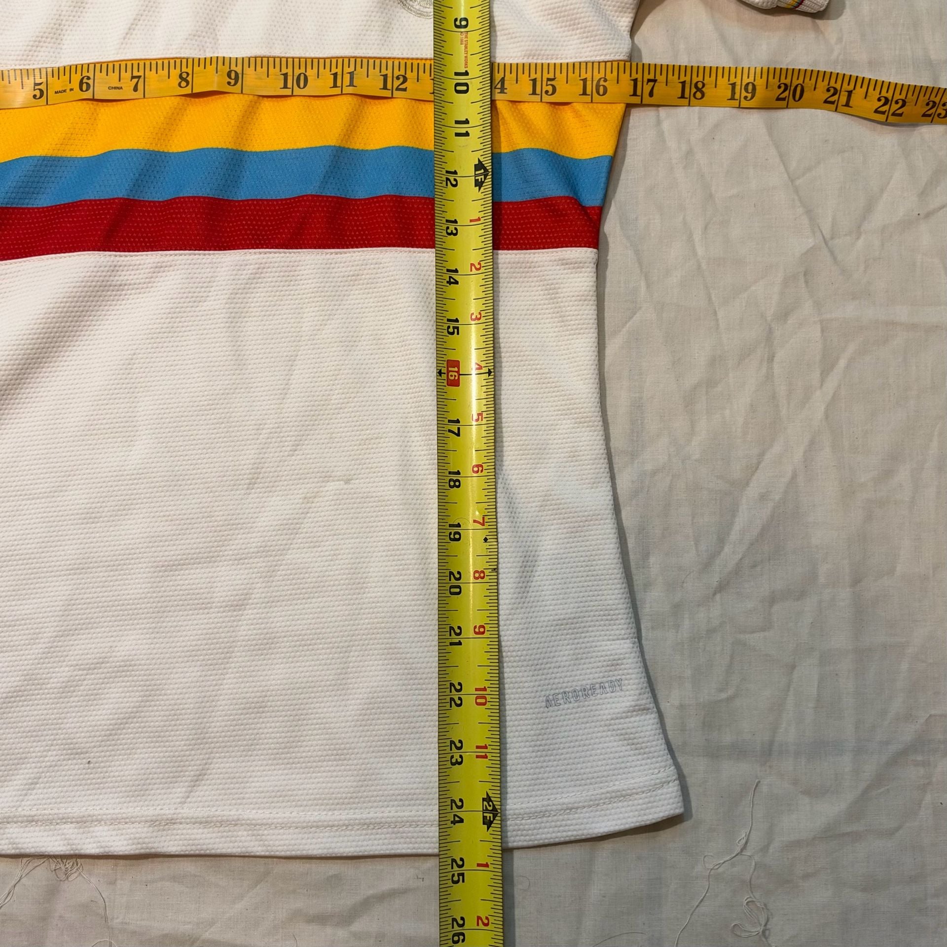 Women’s Adidas Colombia 100th Anniversary Soccer Jersey Size XL White 9