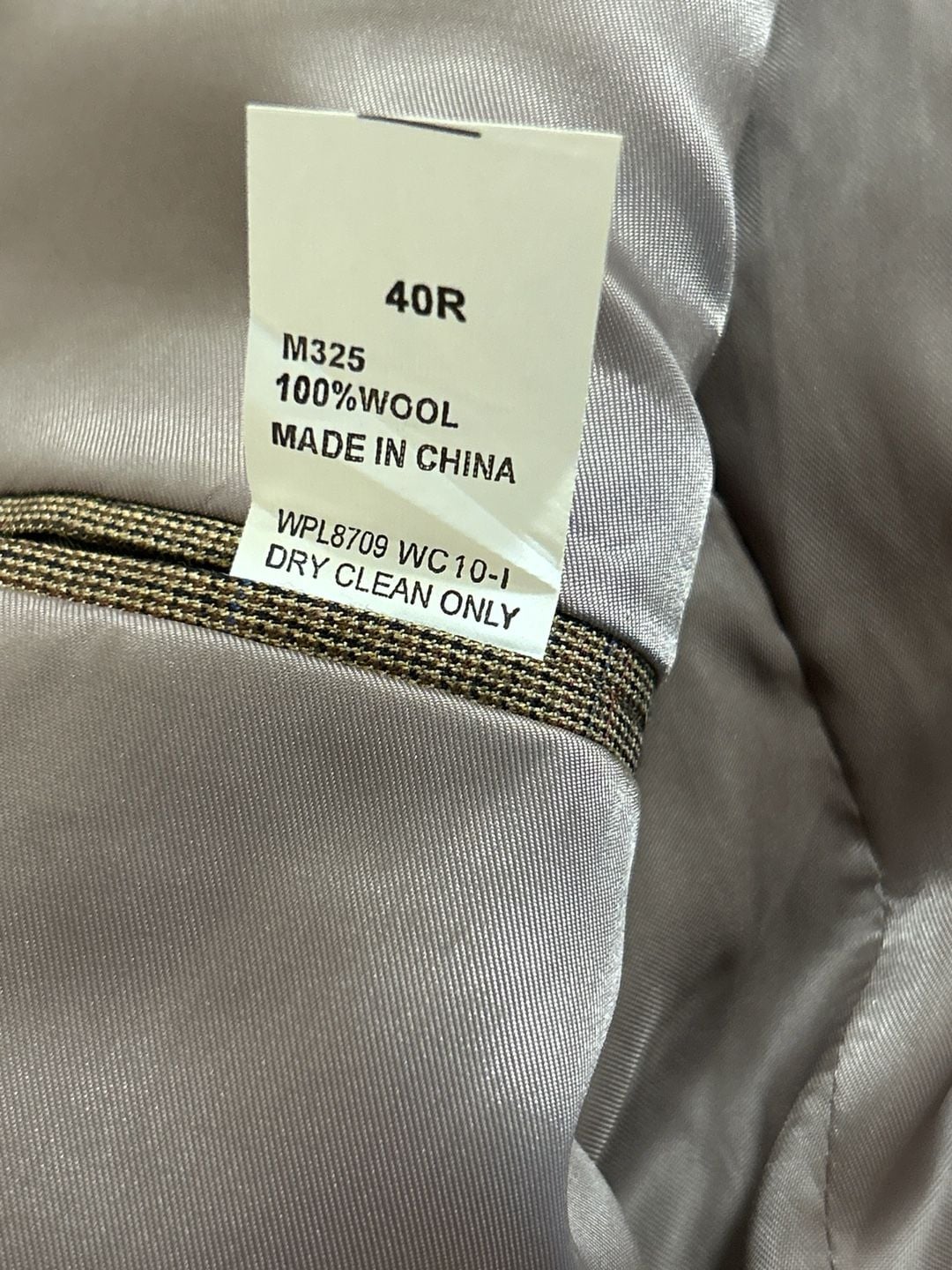 Nautica Sport Coat Size 40R Brown Wool Blazer 5