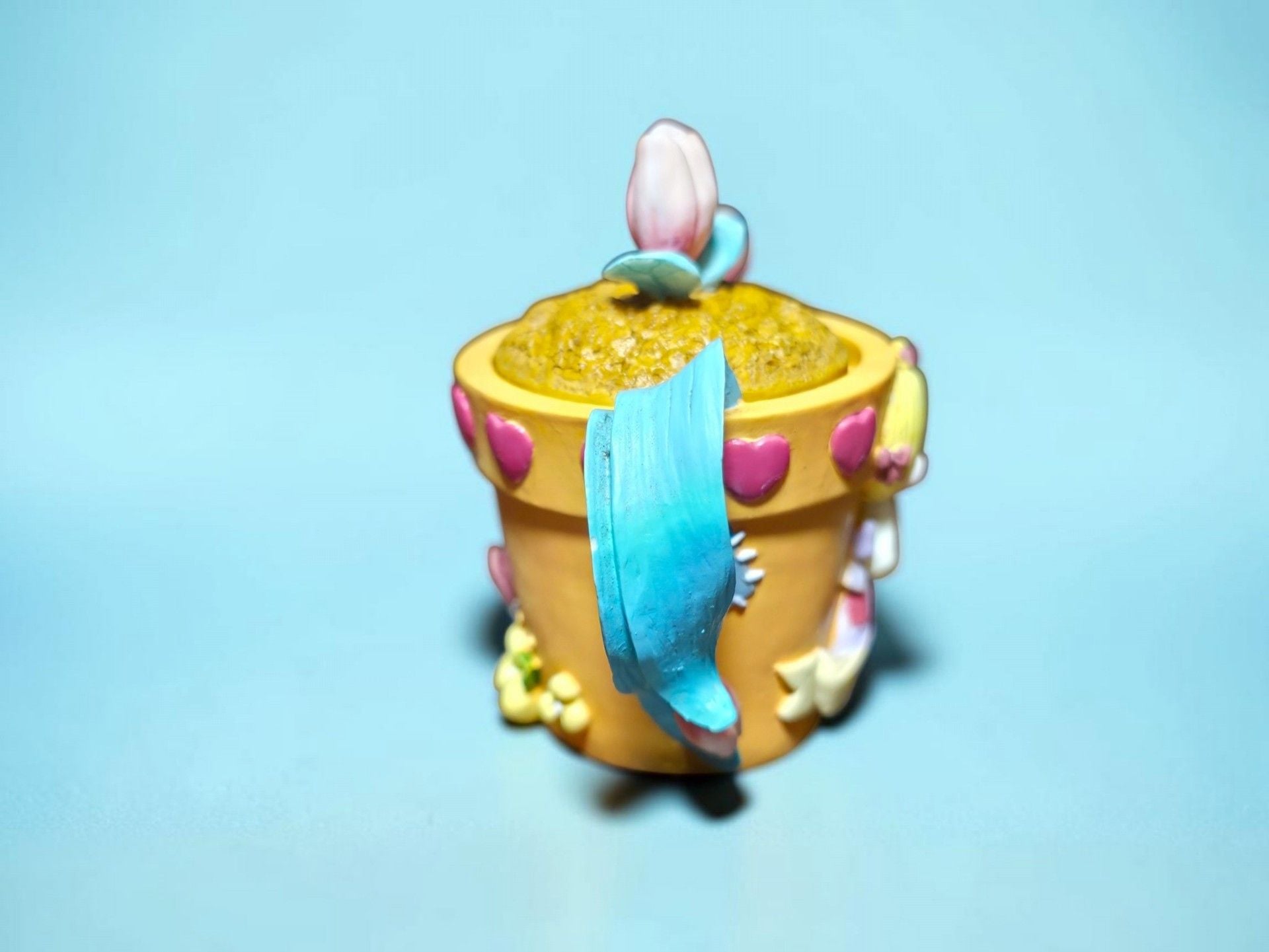 Precious Moments Miniature Teapot Figurine May Flower Pot 7
