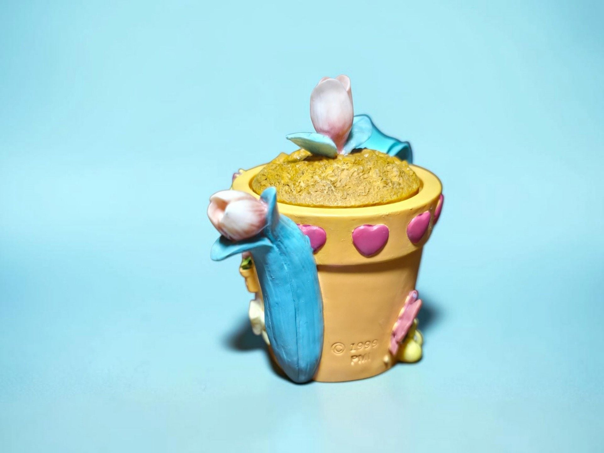 Precious Moments Miniature Teapot Figurine May Flower Pot 10