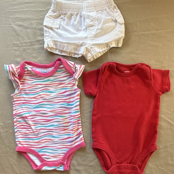 Carter's Kidgets Baby 3-Piece Outfit Set Size 3M