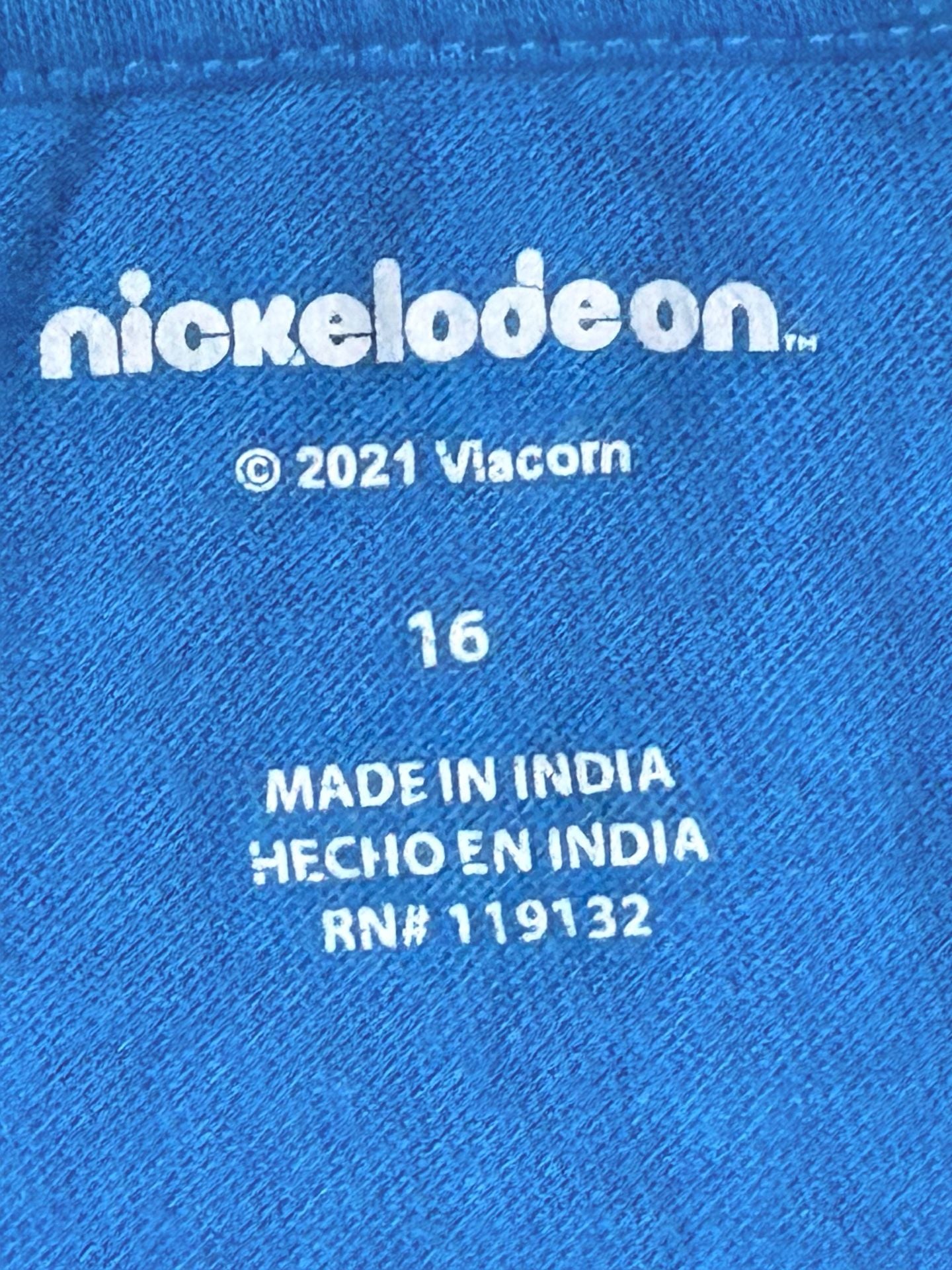 Nickelodeon Rugrats Size 16 Blue Graphic T-Shirt 4