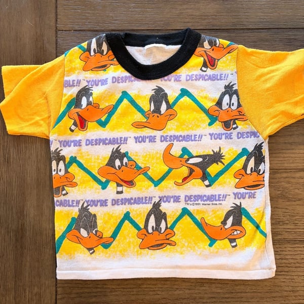 Vintage Daffy Duck  Shirt Looney Toons 