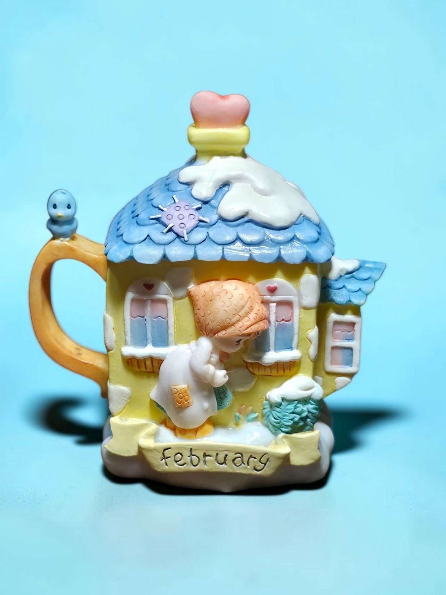 Precious Moments February House Figurine 1999 2