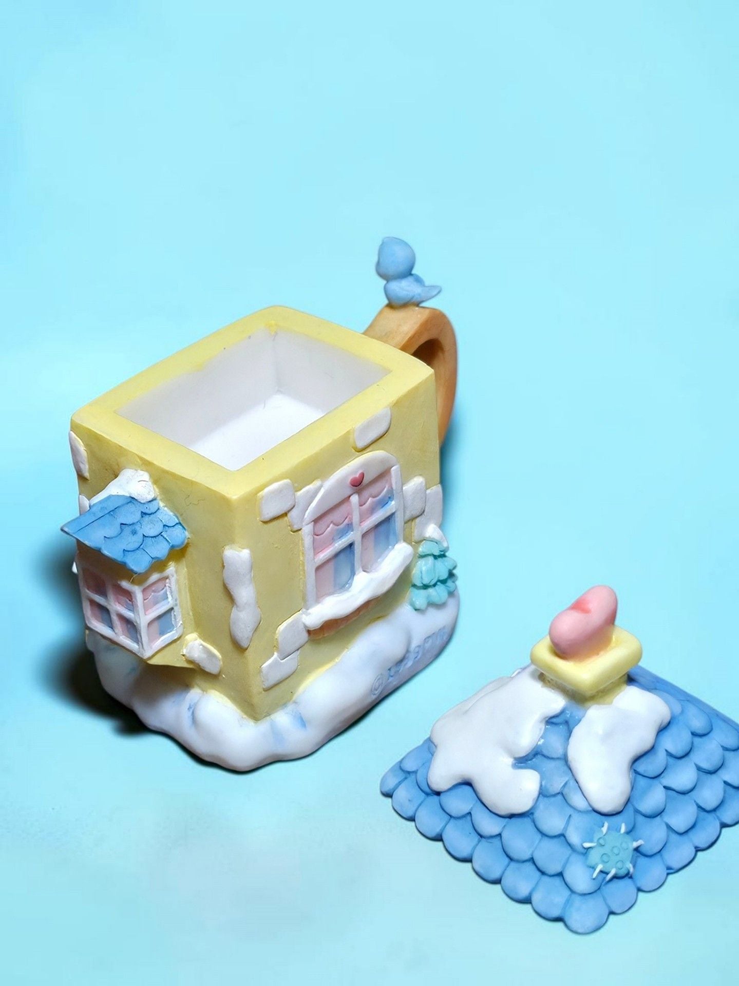 Precious Moments February House Figurine 1999 5