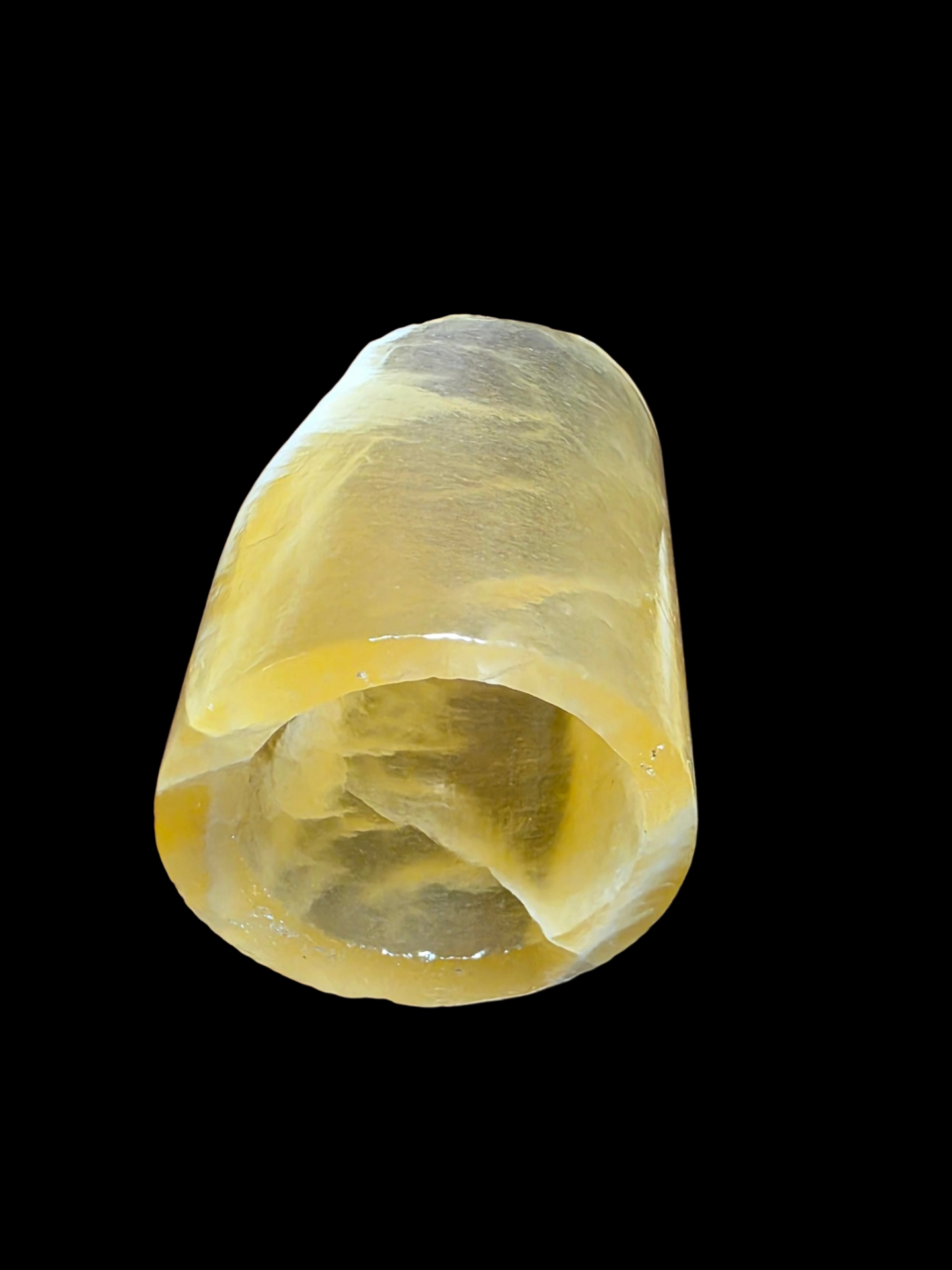 Honeycomb Calcite Natural Stone Candle Holder Set of 3 11