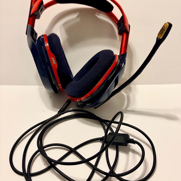 Astro A40 TR X-Edition Wired Gaming Headset Black Red