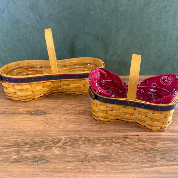 Longaberger Barbeque Buddy Basket Set