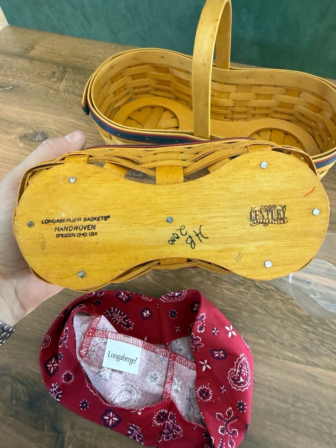 Longaberger Barbeque Buddy Basket Set 5