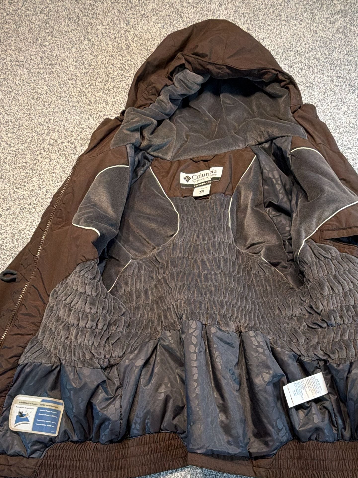 Columbia Sportswear Company Women's XL Brown Waterproof Hooded Winter Jacket 8