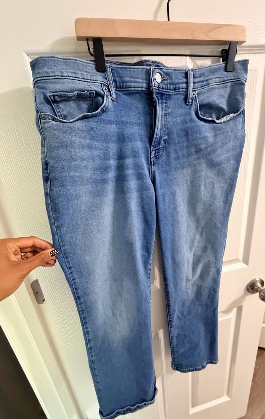 Lucky Brand Mid Rise Straight Leg Blue Denim Jeans 2