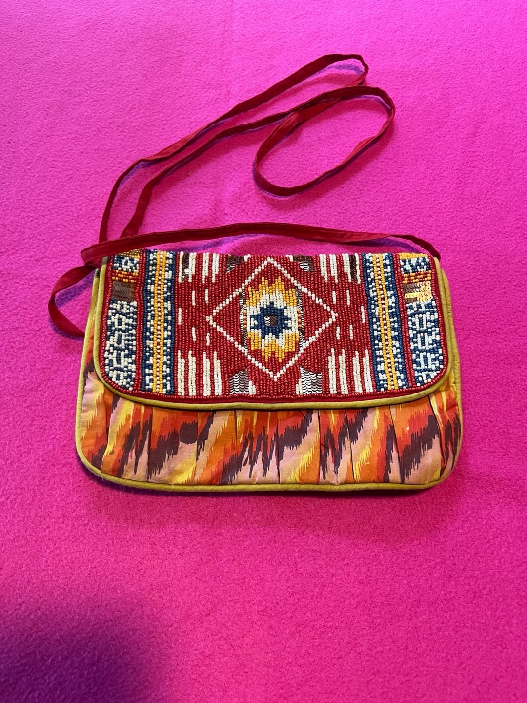 Beaded Crossbody Bag 2