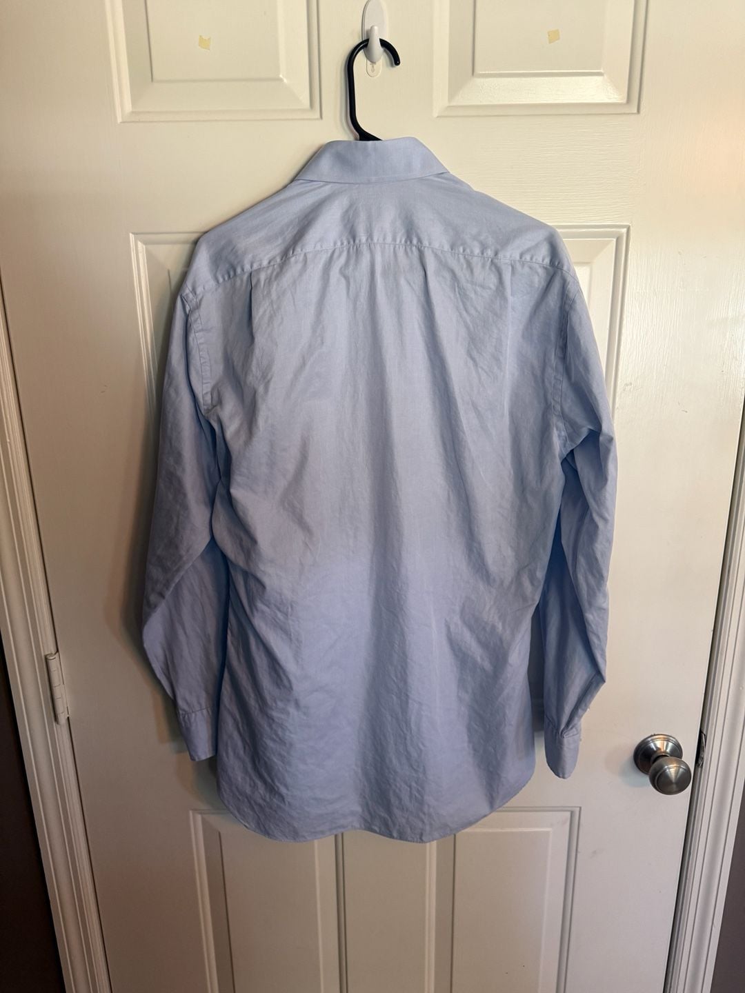 Ascot Chang Alumo Dress Shirt Light Blue Alumo Swiss Cotton 4