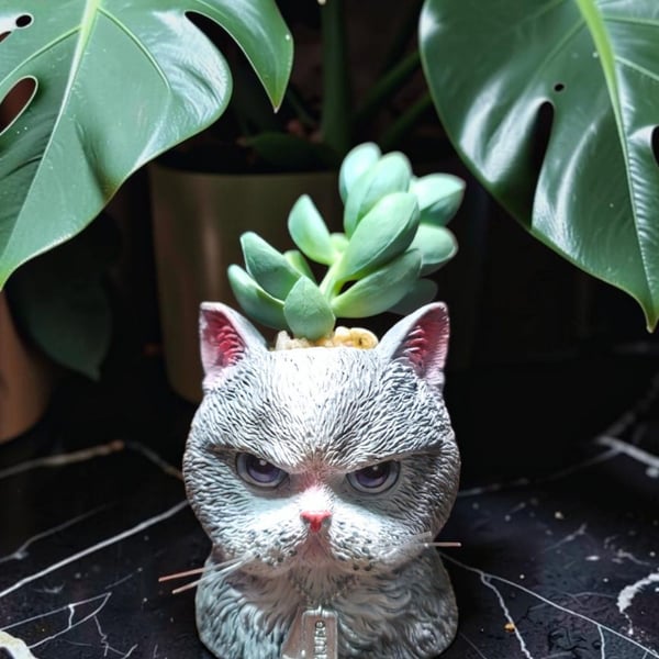 The Bradford Exchange Bruno Purr-fect Planters Sculpture