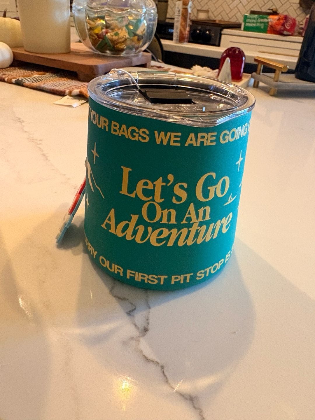 Starbucks Dandy Worldwide Let's Go On An Adventure Mug 12 oz 1