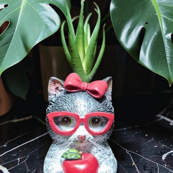The Bradford Exchange Ebert Vincent Purr-fect Planters Sculpture Collection Mimi