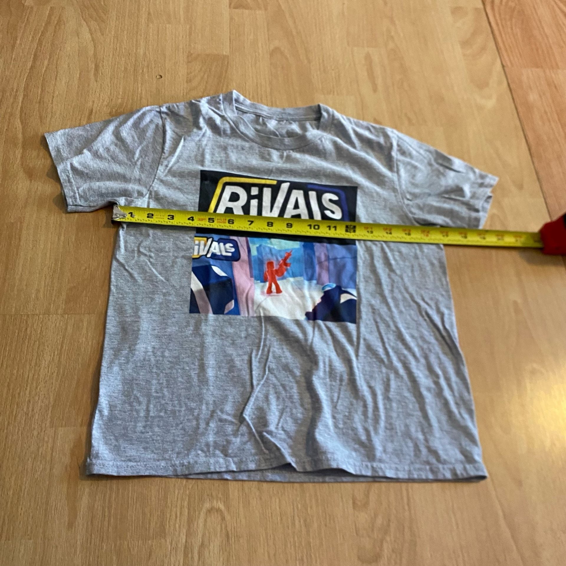 Roblox Rivals T-Shirt Gray Graphic Print Tee 4