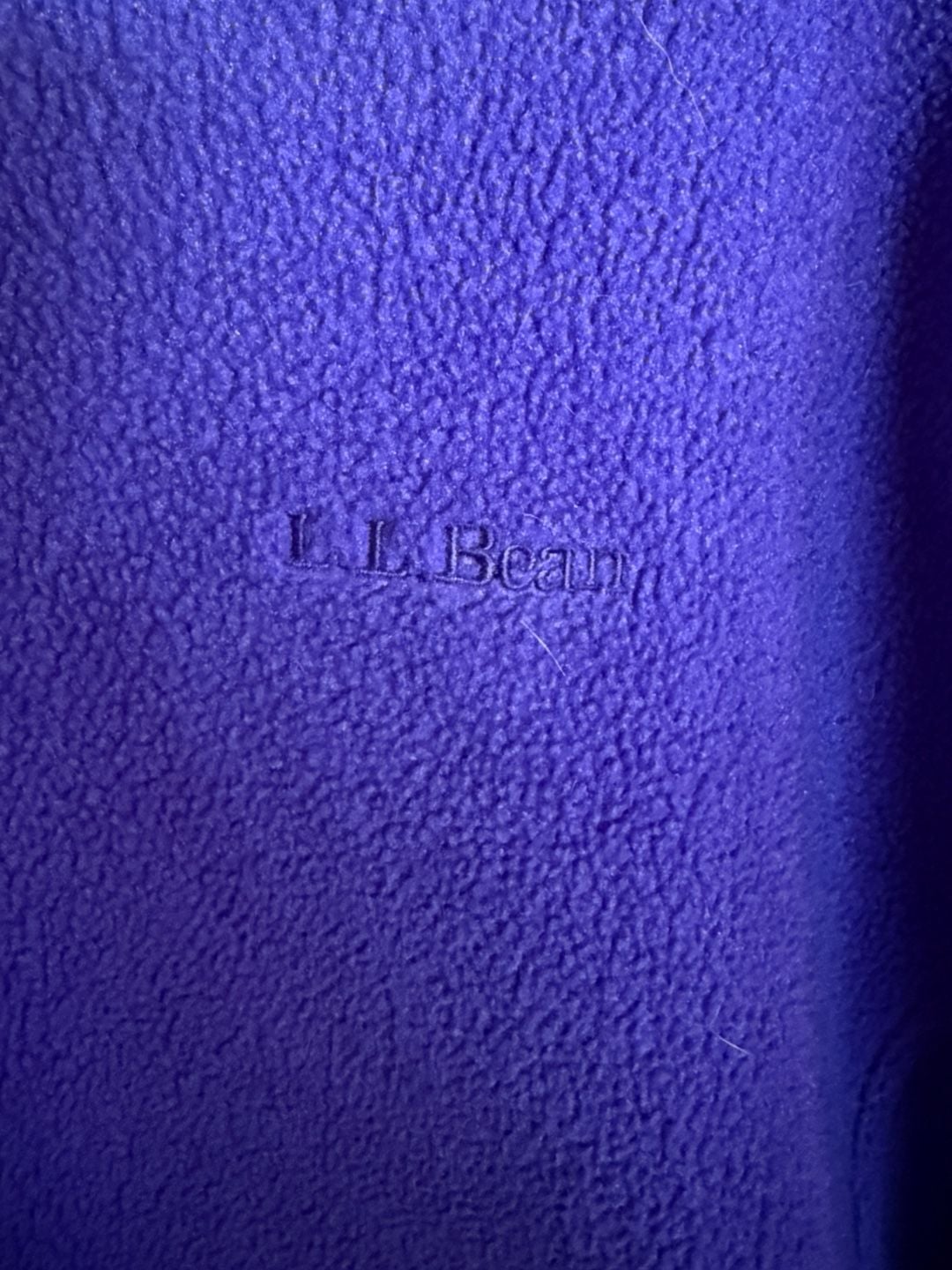 L.L. Bean Full Zip Fleece Jacket Purple 5