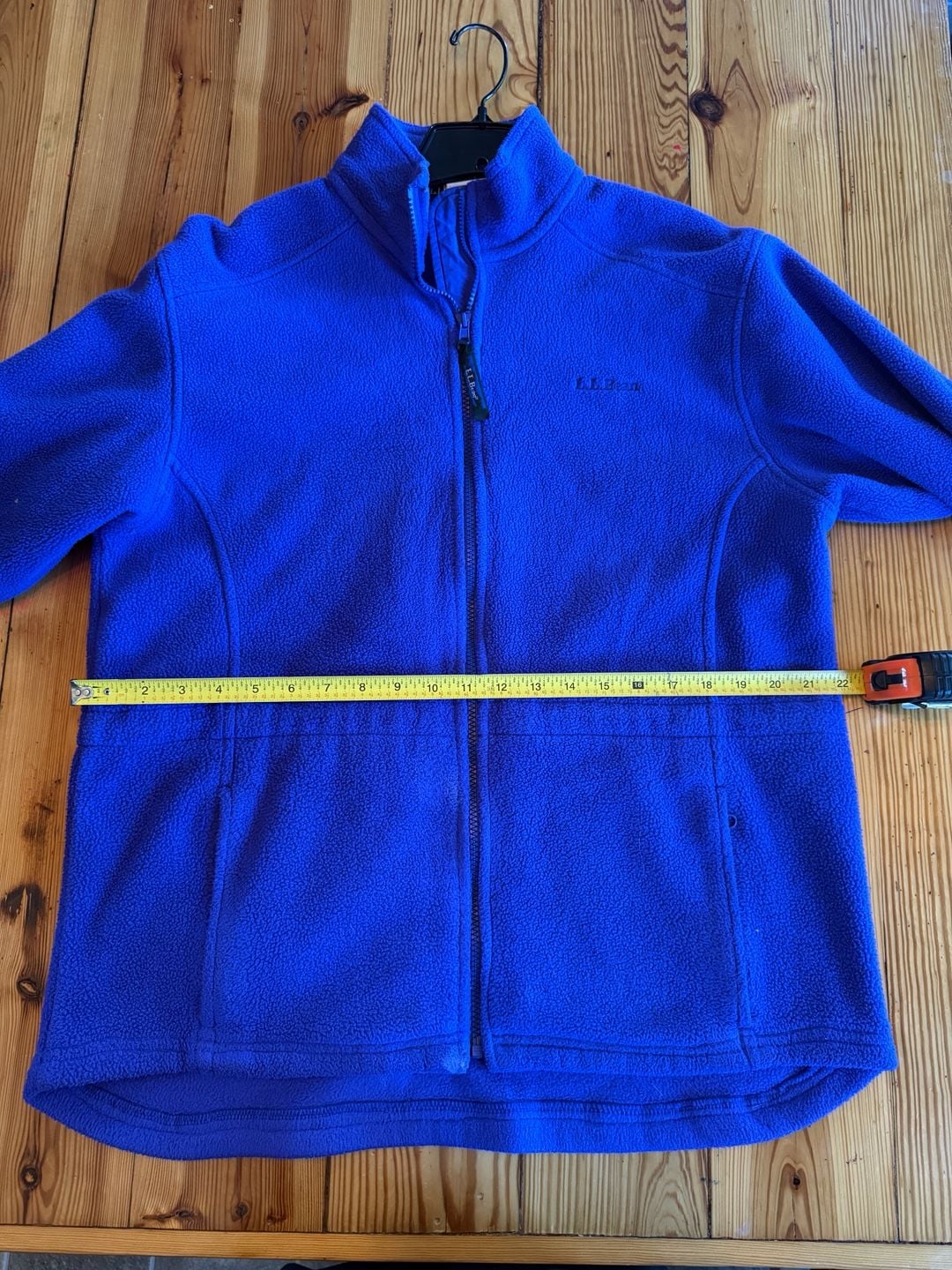 L.L. Bean Full Zip Fleece Jacket Purple 7