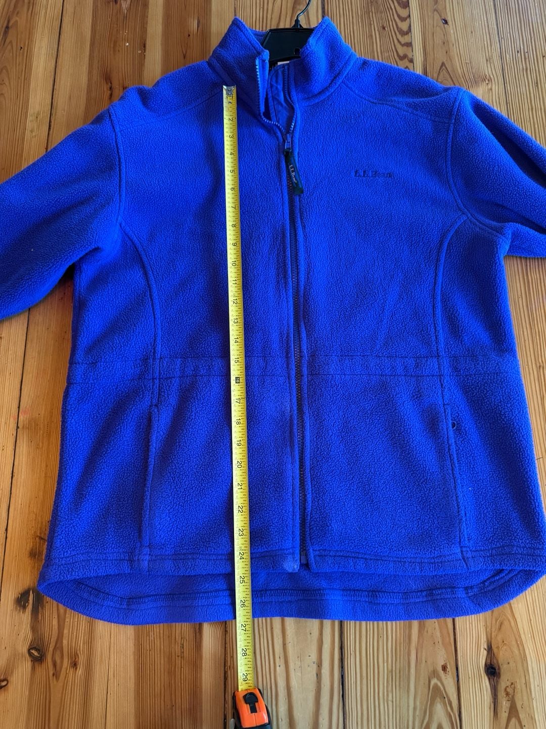 L.L. Bean Full Zip Fleece Jacket Purple 8