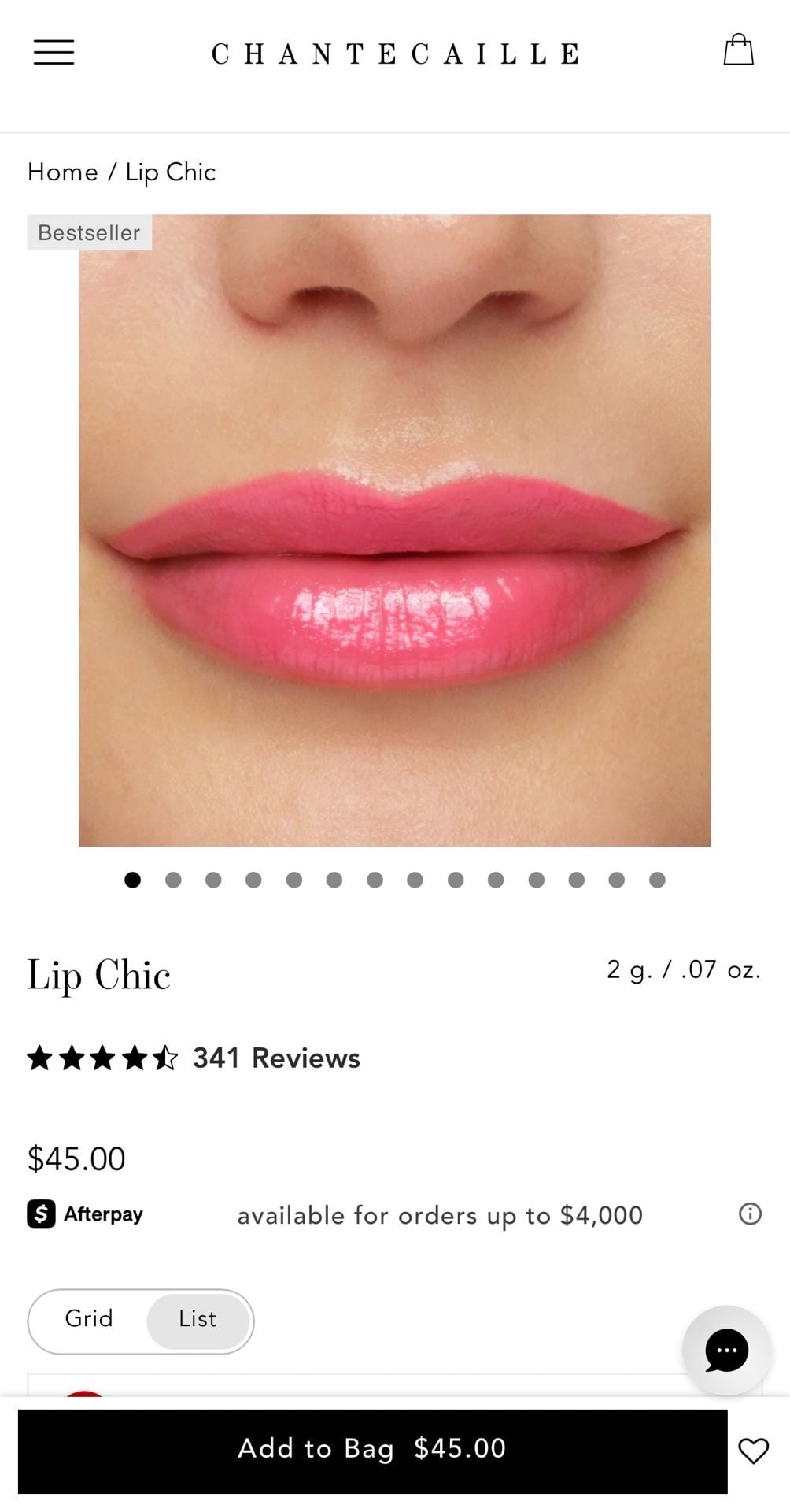 Chantecaille Lip Chic Wild Rose 2 g / .07 oz. 7