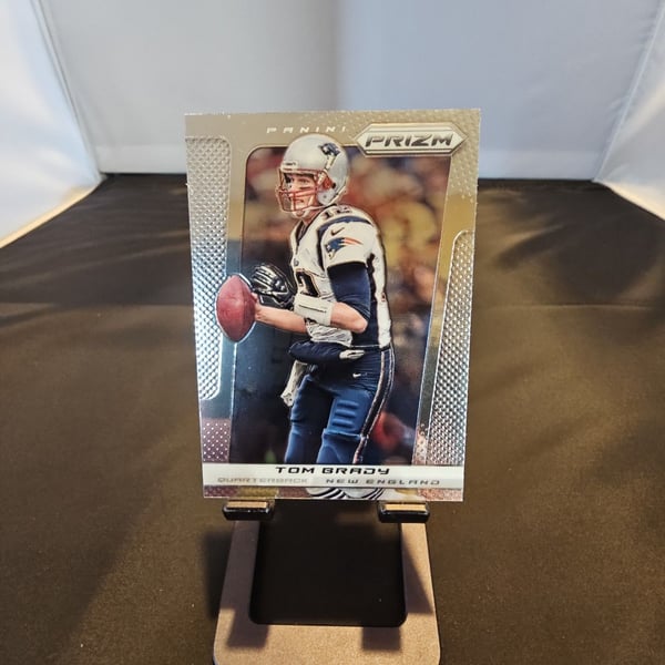 Panini Prizm Tom Brady New England Patriots Football Card #64
