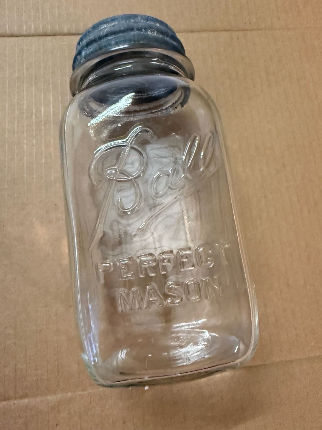 Ball Perfect Mason Jar Set Vintage Clear Glass With Lids 4