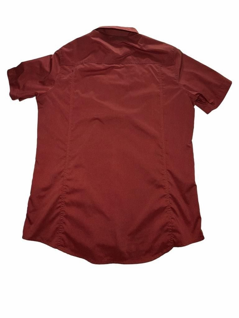 KUHL Men’s Size Small Red Short Sleeve Button Up Shirt Outdoor Gorpcore Hiking 4