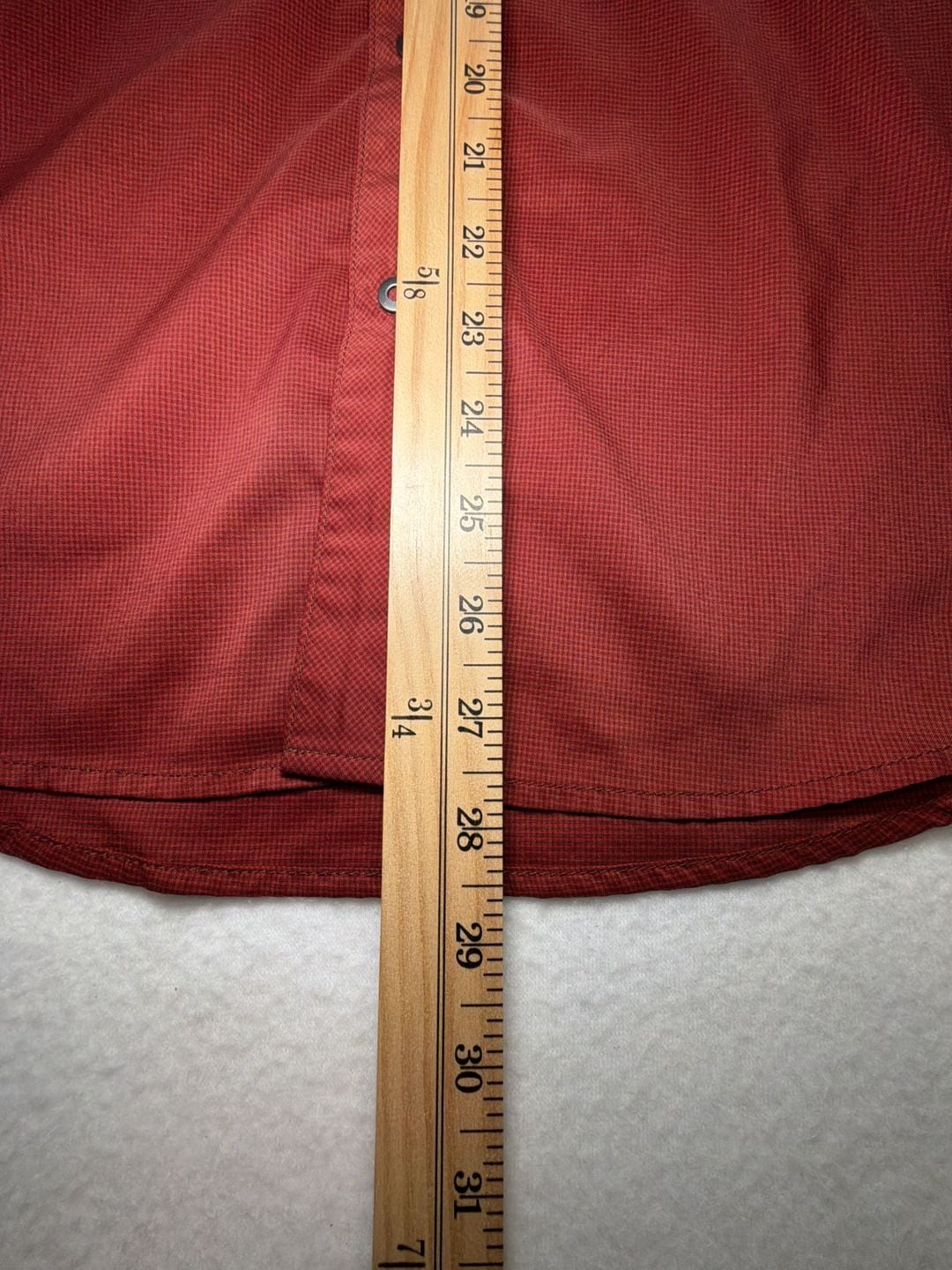 KUHL Men’s Size Small Red Short Sleeve Button Up Shirt Outdoor Gorpcore Hiking 6
