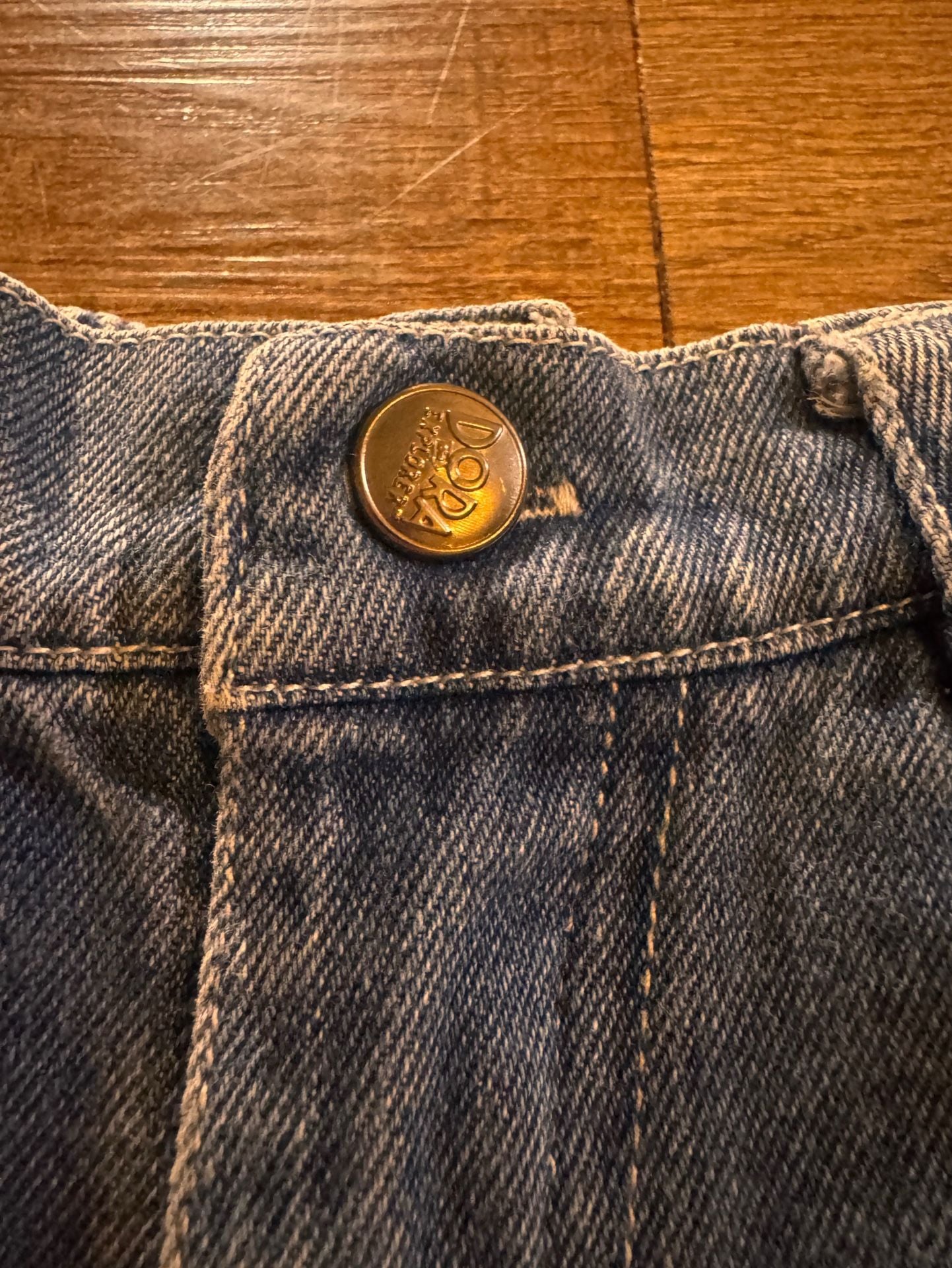 Nickelodeon Embroidered Hem Blue Denim Jeans Size 5 3