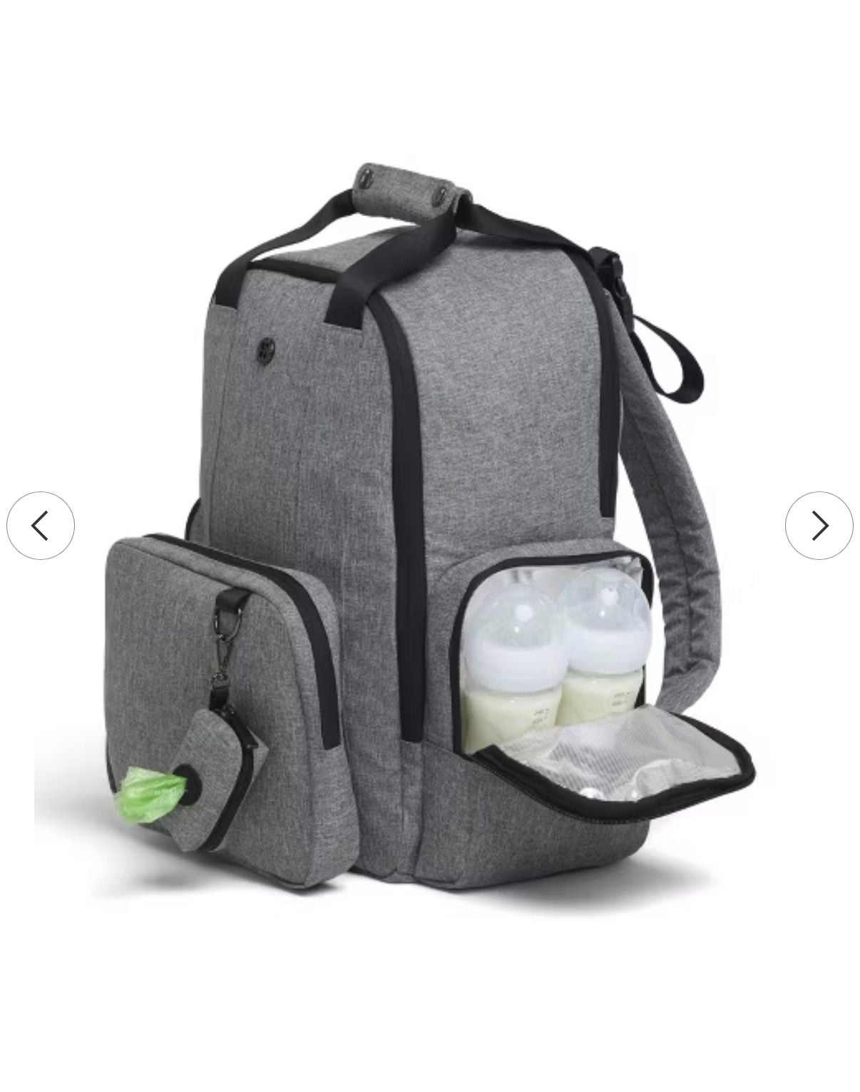 Huggies Sunshine Pack Diaper Bag Gray Heather 3