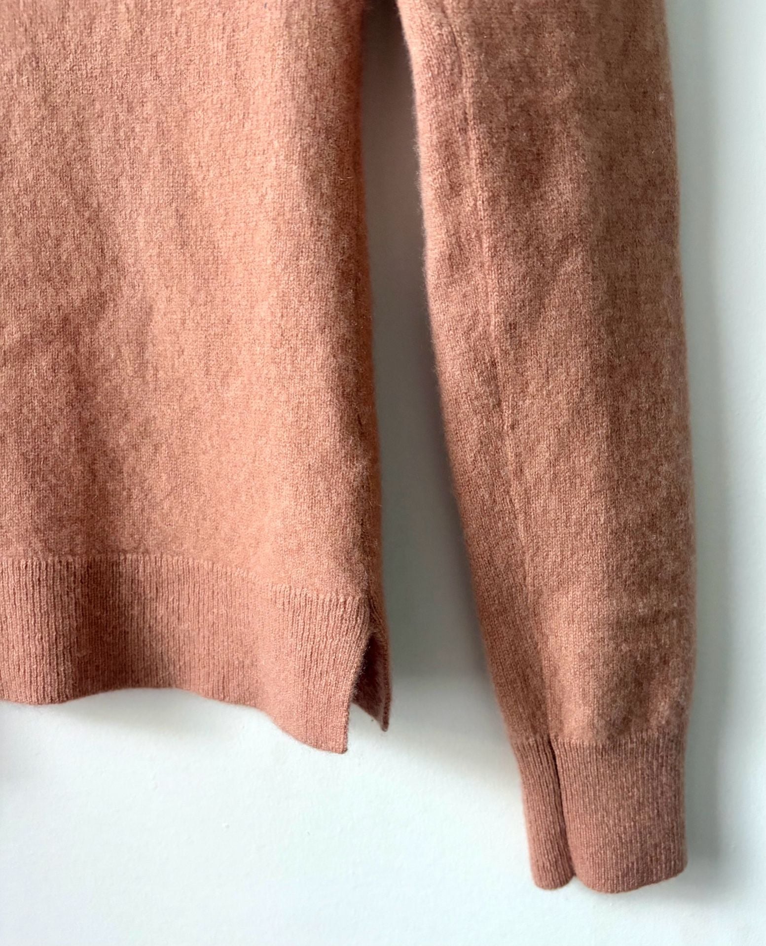 Antonio Melani Cashmere Crewneck Sweater Pink Long Sleeve 4
