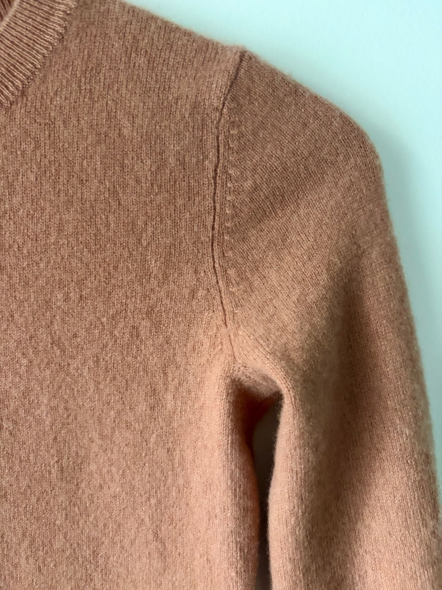 Antonio Melani Cashmere Crewneck Sweater Pink Long Sleeve 5