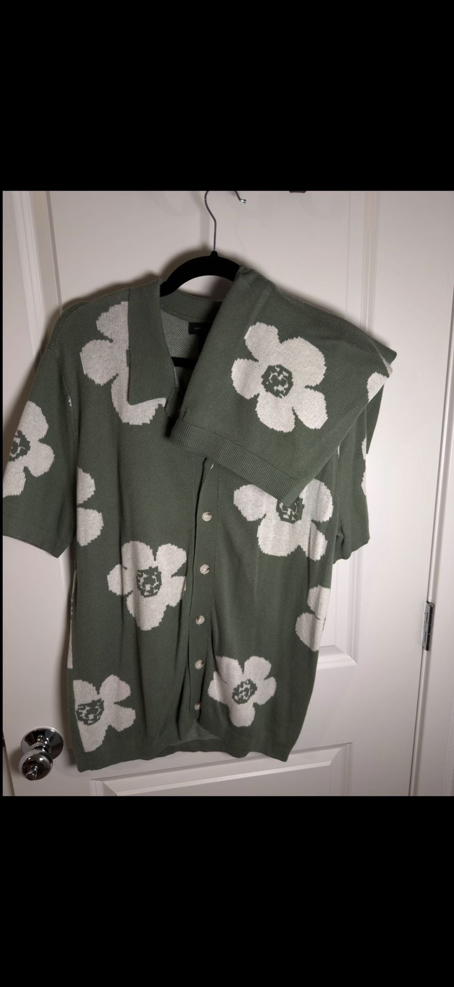 Art Of Rhetoric Floral Knit Polo 1