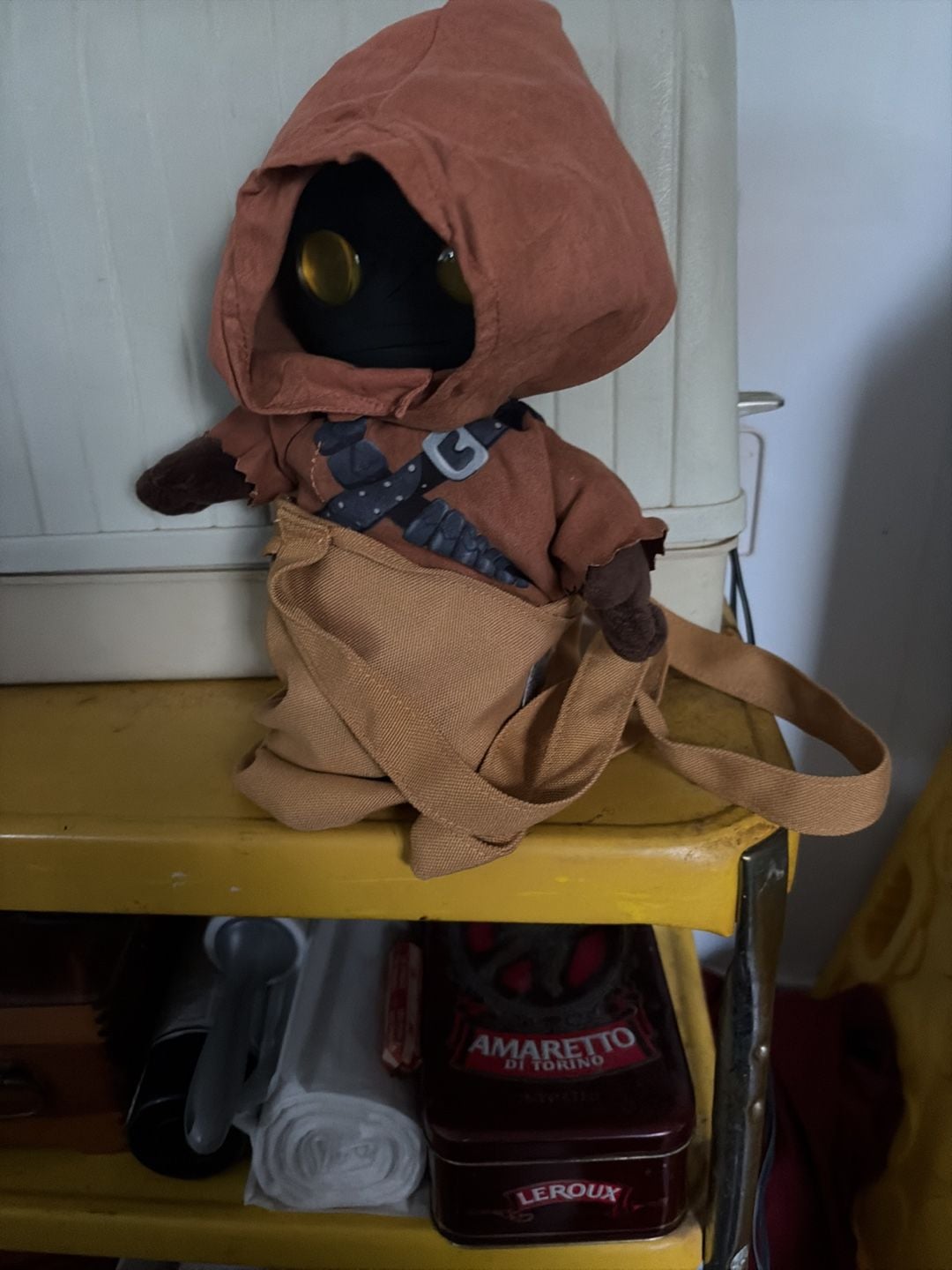Mattel Star Wars Galactic Pals Jawa Tatooine Plush Figure with Satchel 4