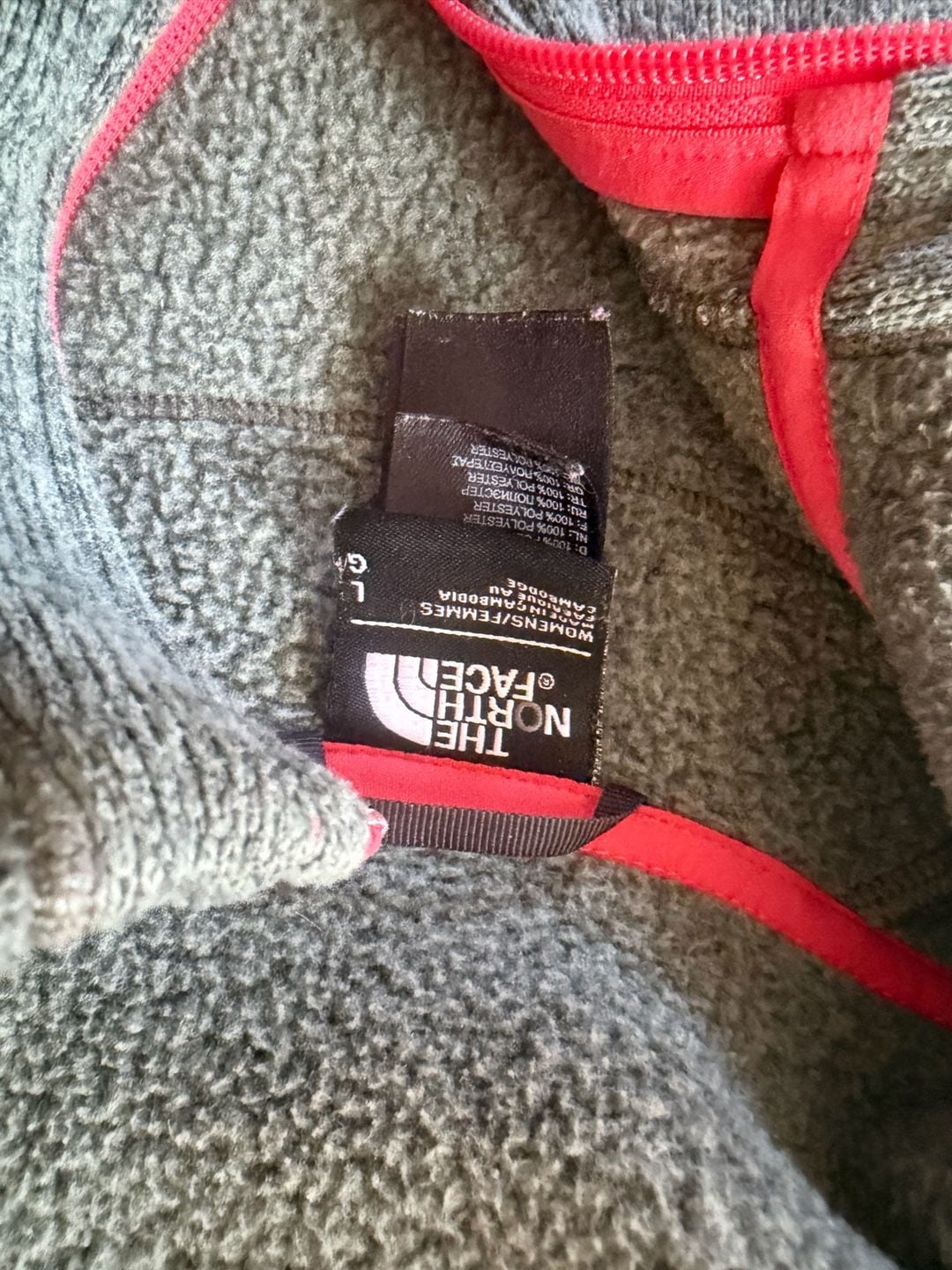 The North Face Full Zip Fleece Jacket Size L Green 5