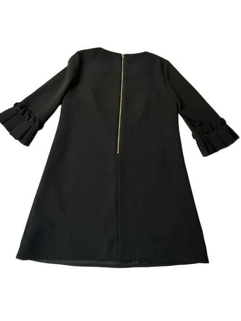 Tahari Arthur S. Levine Embellished Neck Dress Size 8P Black 7